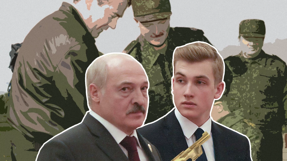 Daddy's boy, golden pistol lover, Belarusian gangster - Nikolai Lukashenko